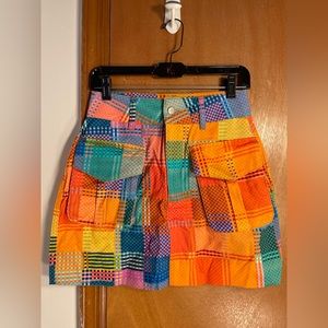 FARM RIO ANTHROPOLOGIE MINI SKIRT